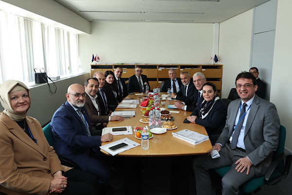 Dervişoğlu, Avrupa Konseyi Parlamenter Meclisi Türk Delegasyonu’nu ziyarette bulundu