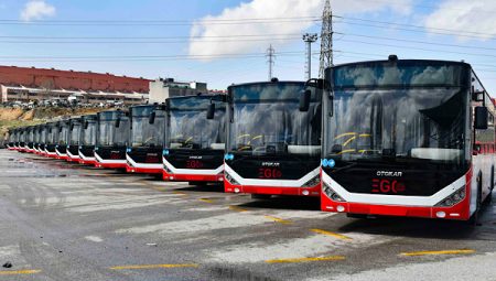 EGO filosuna 16 adet dizel yakıtlı, solo tip otobüs dahil vuku buldu