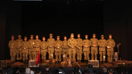 Erzurum’da Çanakkale ruhu sahneye taşındı