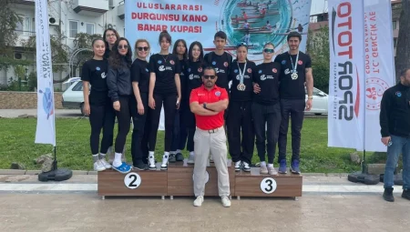 Eskişehirli kanocular Köyceğiz’den gururla döndü