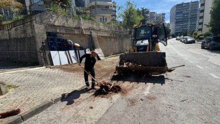 Gemlik Belediyesi’nden bahar temizliği çalışması