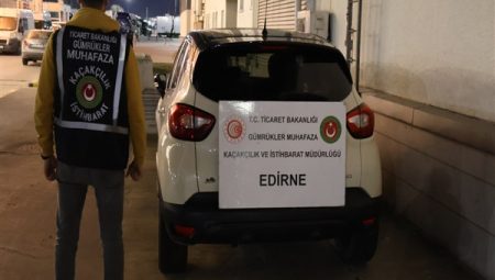 Gümrük denetimlerinde 233 araca el konuldu