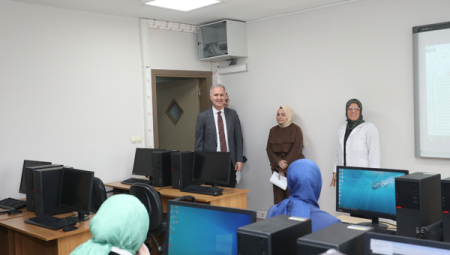 İnegöl’de İNESMEK kurslarına ziyaret