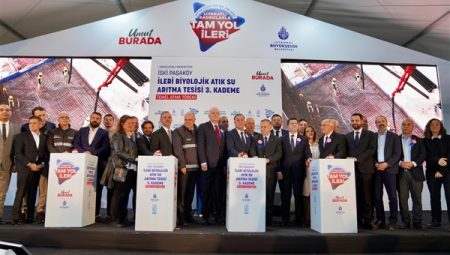 İSKİ Paşaköy İleri Biyolojik Atık Su Arıtma Tesisi 3. kademesi için temel atıldı