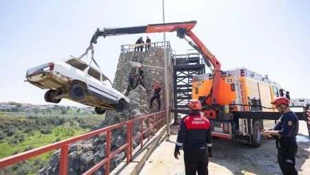 İzmir İtfaiyesi’nde ‘özel kuvvet’ eğitimi