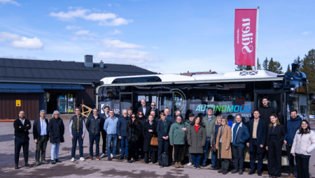 Karsan Otonom e-ATAK İsveç’te turistleri kayak merkezlerine taşıdı