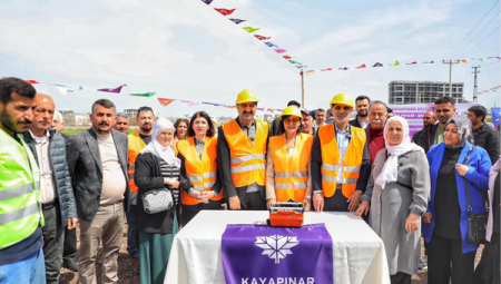Kayapınar sosyal tesisisinin temeli atıldı