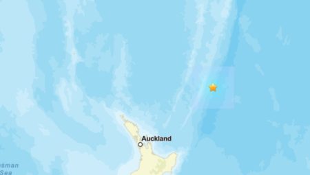 Kermadec adaları açıklarında 5.5 büyüklüğünde deprem