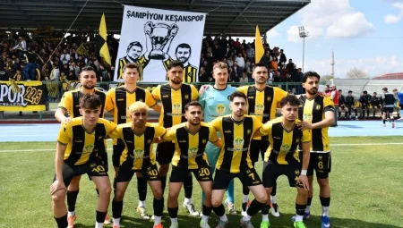 Keşanspor’dan şampiyonluk zaferi