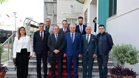 KKTC heyetinden Kepez Belediyesi’ne ziyaret