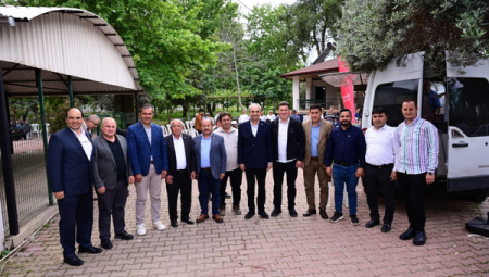 Kocagöz, hacı adaylarını ziyarette bulundu