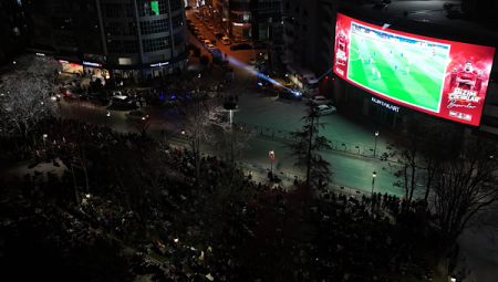 Konya’da dev ekrandan canlı yayın