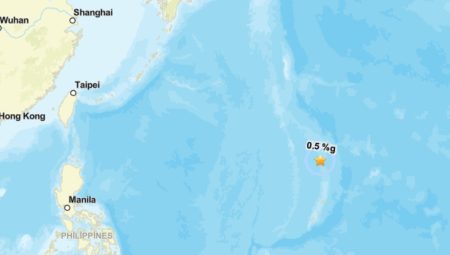 Kuzey Mariana Adaları açıklarında 5.5 büyüklüğünde deprem