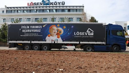 LÖSEV İyilikler Tırı yeniden yollarda