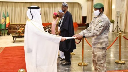 Mali Cumhurbaşkanı Goita, Katar Büyükelçisinin güven mektuplarını benimsedi