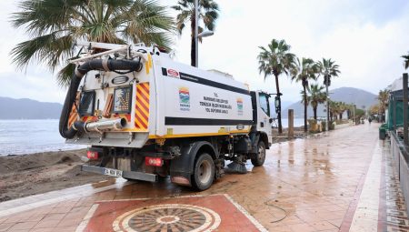 Marmaris’te fırtına ve sağanak alarmı