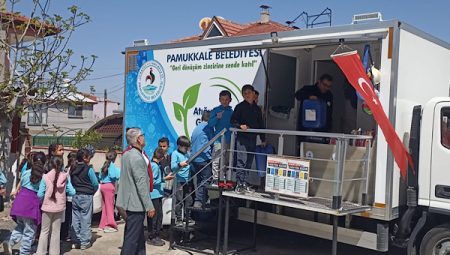 Mobil Atık Toplama Aracı’nın son durağı Akhan Mahallesi gündeme taşındı