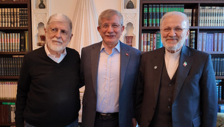 Mottaki ve Amorim’den Davutoğlu’na ziyaret