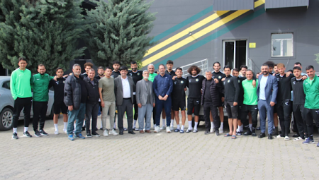 Şanlıurfaspor’a Muğlaspor maçı öncesi moral ziyareti