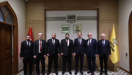 Suriyeli heyeti Konya’da ziyaret gerçeklşeştirdi