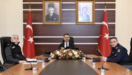 Vali Aktaş, VKS toplantısına iştirakte bulundu