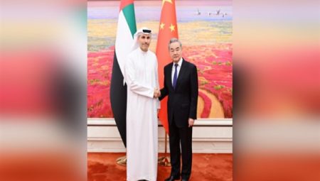 Wang Yi, BAE Devlet Başkanı’nın Çin İşleri Özel Temsilcisi ile bir araya geldi