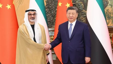Xi Jinping, BAE Abu Dabi Veliaht Prensi ile toplantı yaptı