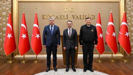 Yalova’da emniyet ve jandarmadan Vali Aktaş’a ziyaret
