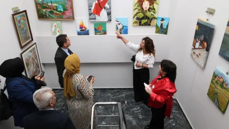 Bursa Osmangazi’de bir yıllık emek sergiye taşındı
