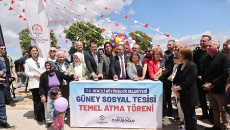 Denizli Güney’de yeni yaşam merkezinin temeli atıldı