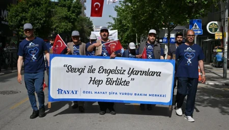 ‘engelsiz’ yürüyüş – Manisa’da