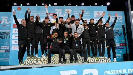 Konyalı sporcular Cumhurbaşkanlığı Turu’nda göz doldurdu