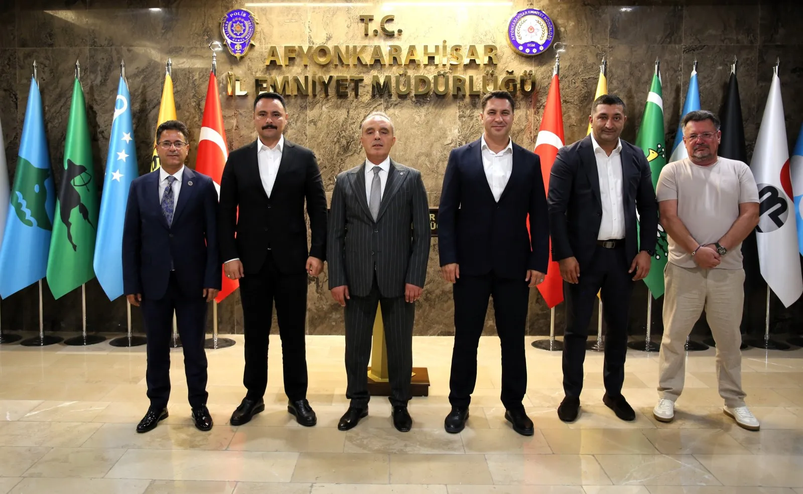 Afyonkarahisar Emniyet Müdürü Erol, EMŞAV Heyetini Ağırladı