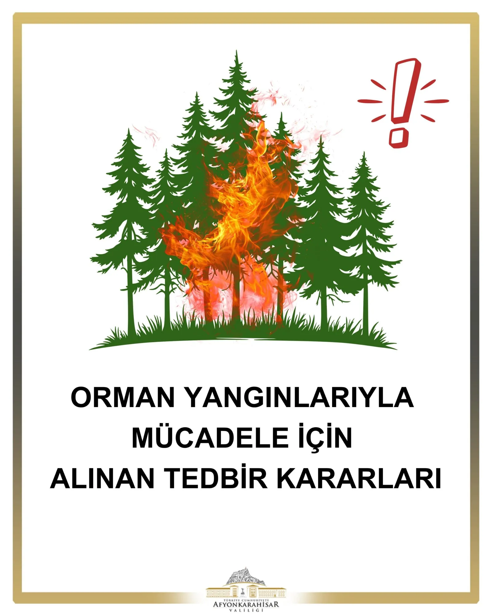 Afyonkarahisar’da Orman Yangınlarına Karşı Yeni Önlemler Alındı