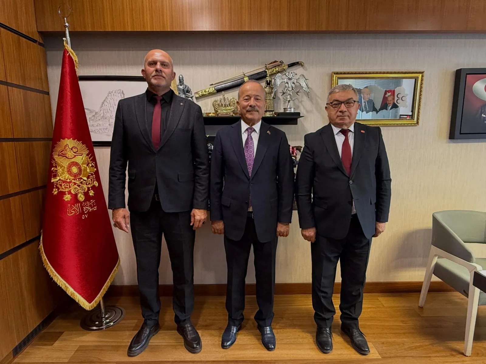 Başkan Özaşkın ve İlçe Başkanı Durmaz, TBMM’de Taytak’ı Ziyaret Etti