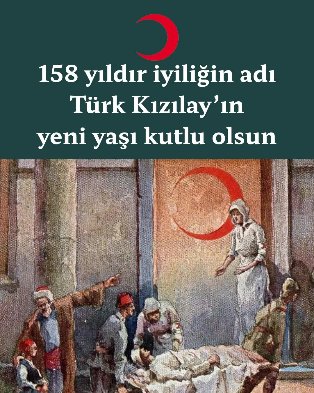Dr. Hakkı Öztürk’ten Türk Kızılay’ın 158. Yılına Özel Kutlama