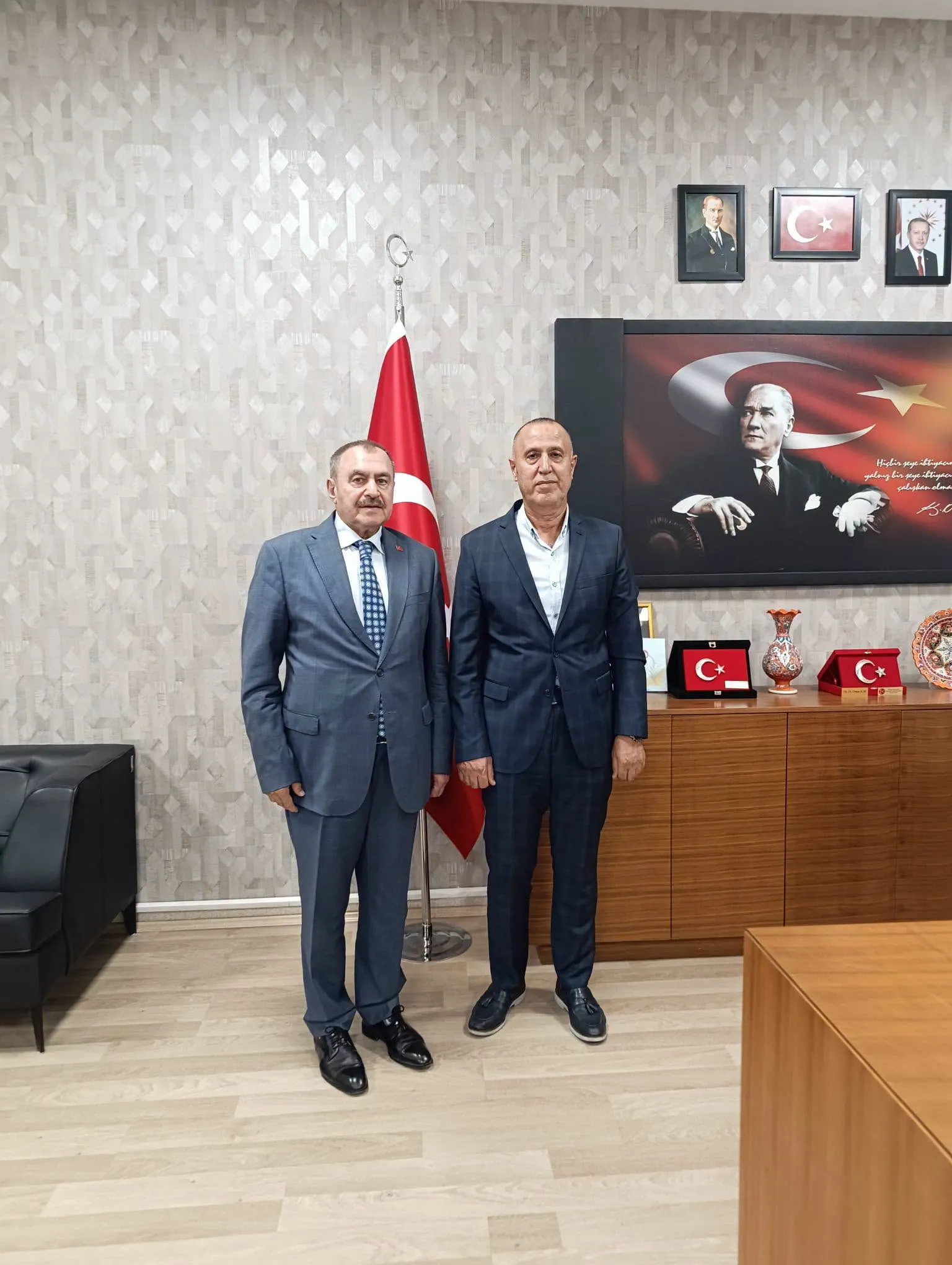 Eroğlu, Başhekim Acar’ı Ziyaret Etti