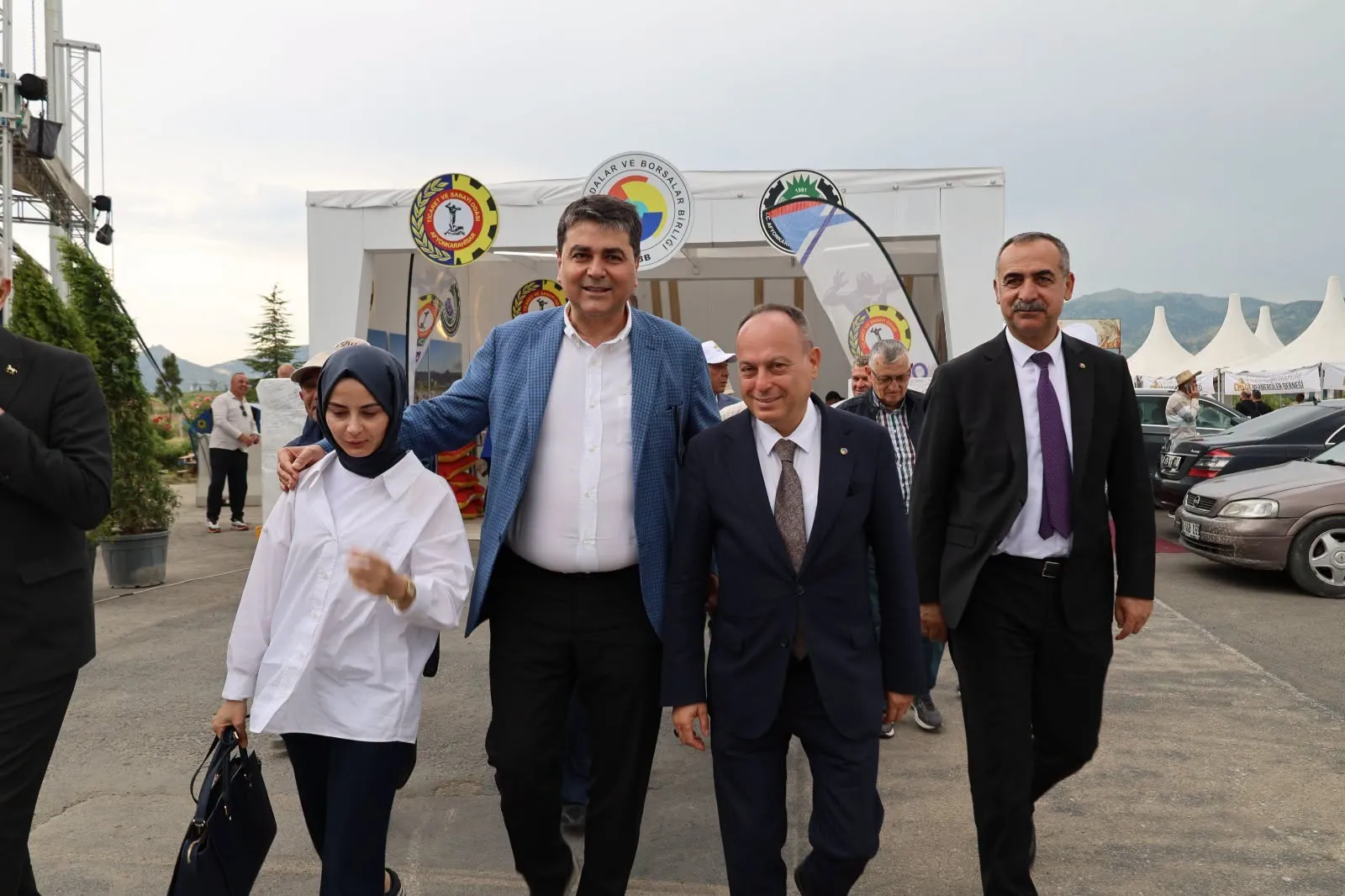 Gültekin Uysal, Blok Mermer Fuarı’nı Ziyaret Etti