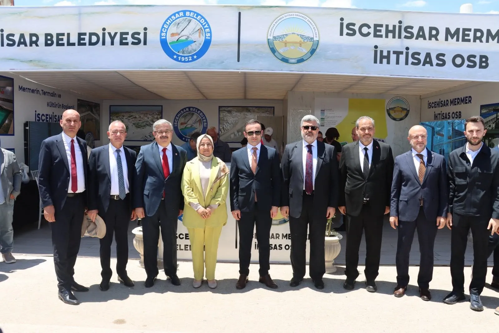 Milletvekili Ali Özkaya Blok Mermer Fuarı’nı Ziyaret Etti