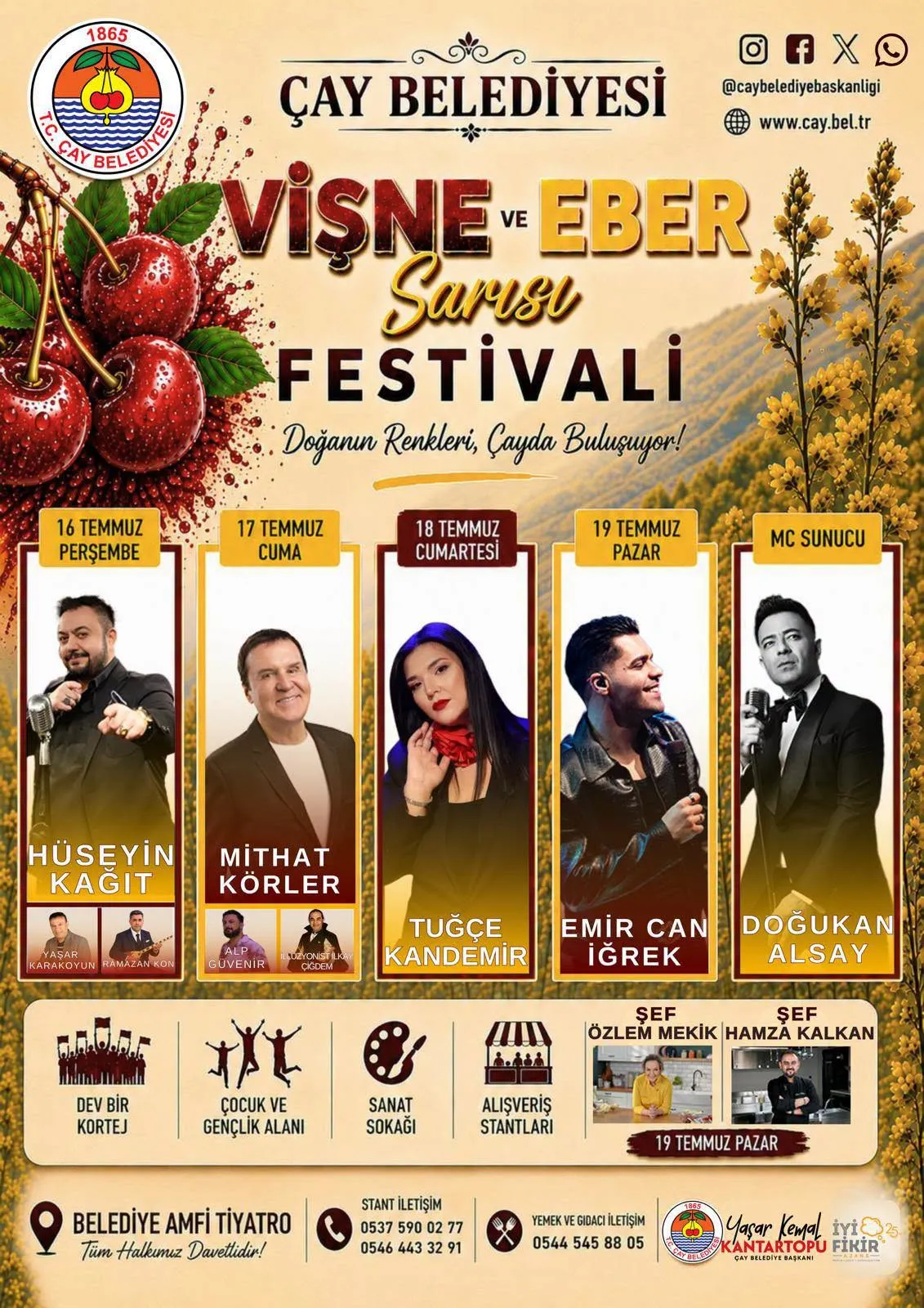 Renkli Festival: Çay Vişne ve Eber Sarısı Coşkusu Başlıyor