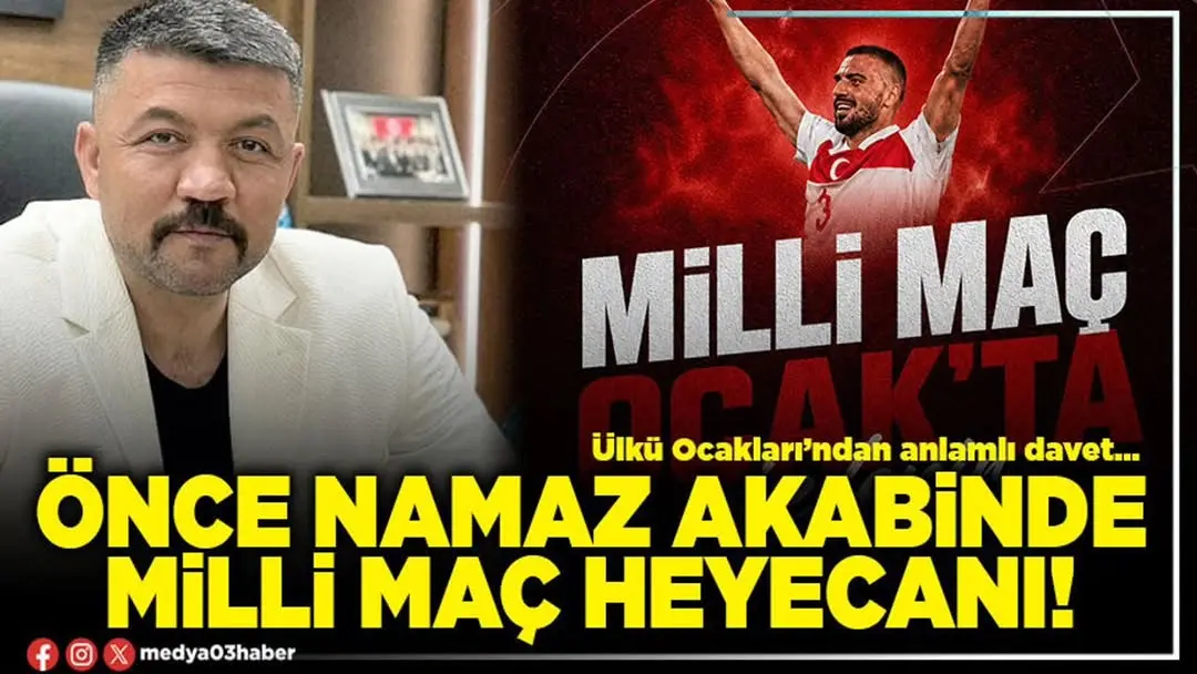 Ülkü Ocakları Afyonkarahisar Şubesinden A Milli Takım Maçı İçin Davet