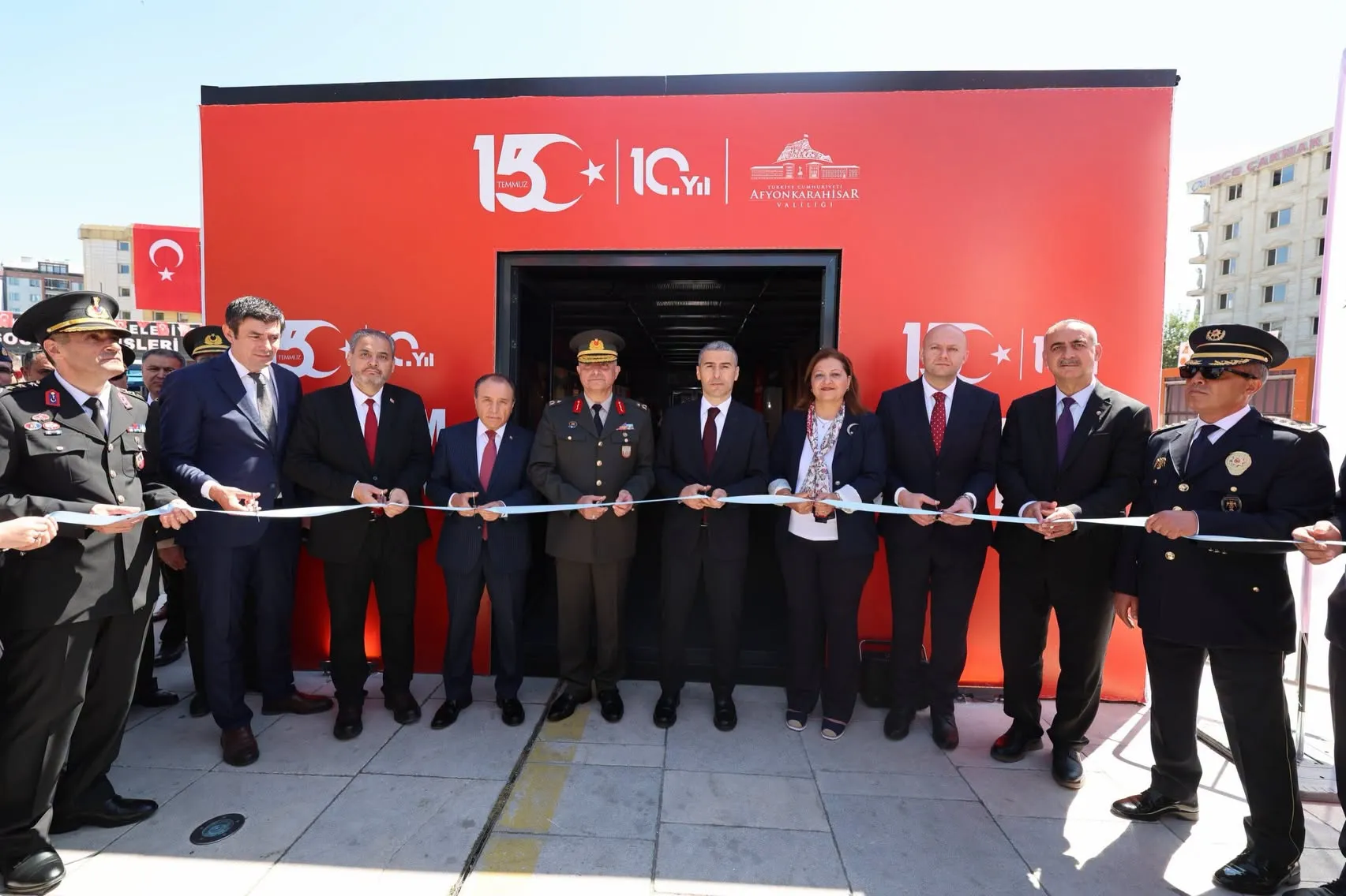 15 Temmuz Anı Çadırı Açıldı