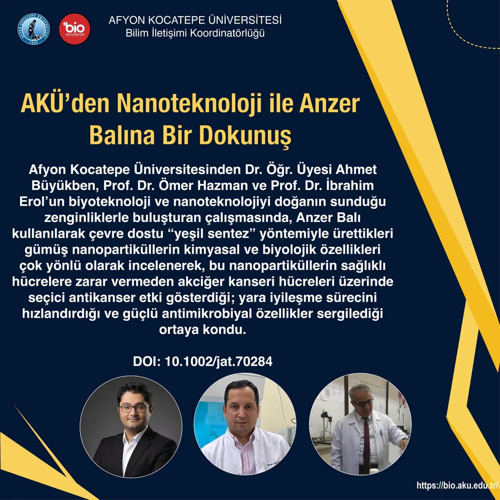 AKÜ’den Nanoteknoloji ile Anzer Balına Bir Dokunuş