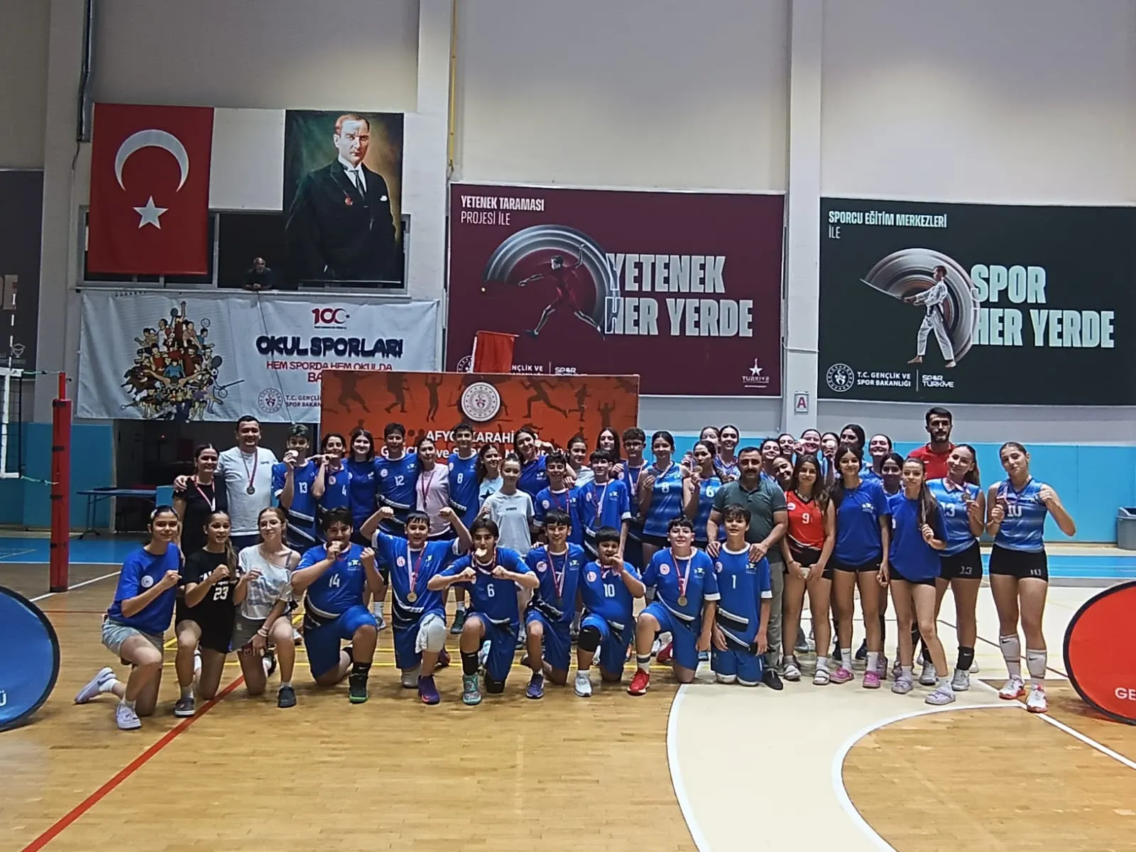 ANALİG Voleybol 1. Etap 2. Grup Müsabakaları Afyonkarahisar’da Tamamlandı