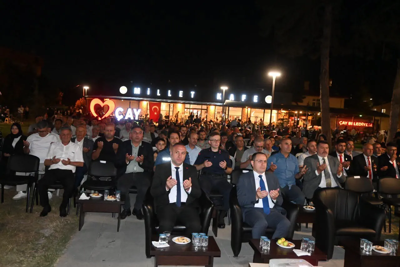 Çay’da Şehitlerimiz Dualarla Anıldı