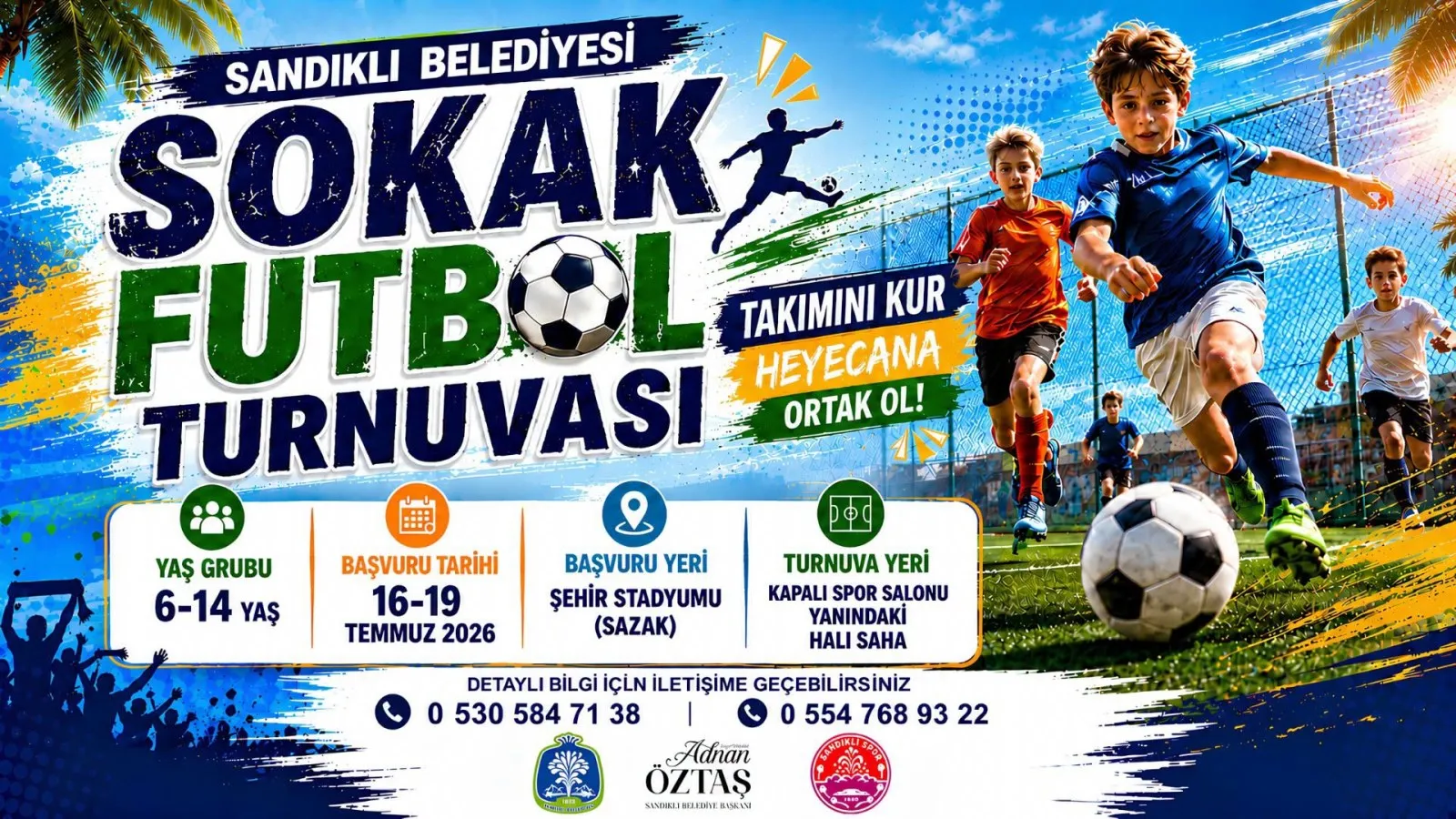 Sandıklı’da Sokak Futbol Turnuvası