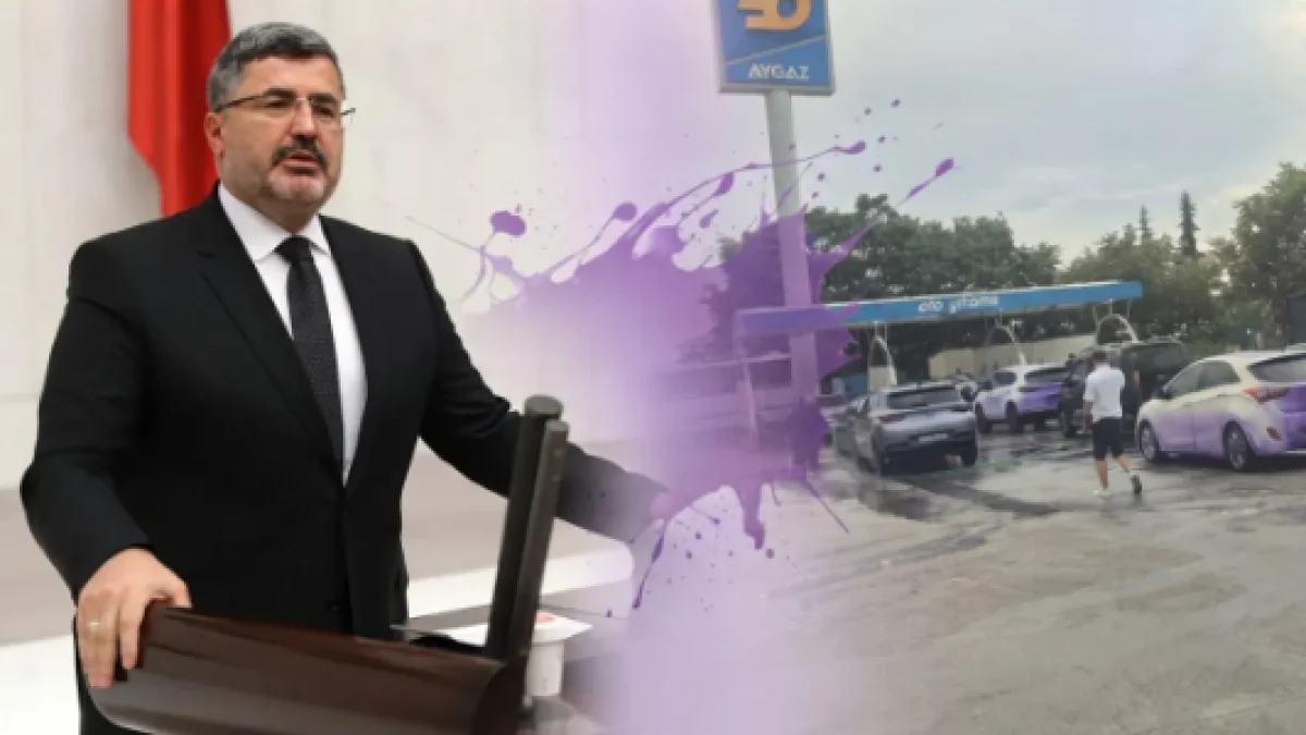 Çay-Dinar Yolunda Panik! Araçların Kaportaları Mor Renge Büründü, Soruşturma Başlatıldı